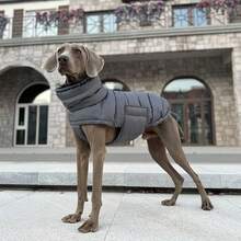 Pet Cotton Down Jacket, 3-Layer Insulation, Warm & Windproof, Adjustable Dog Coat, Water-Resistant With Reflective Strip, Suitable For Large, Medium, Small Dogs, Indoor & Outdoor Cold Weather Dog Vest - Multicolor - View 12