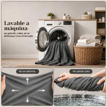HOGAR YUME Curtains - Dark Grey - View 6