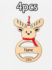 Custom Snowman Name Christmas Ornament, Personalized Snowflake Tree Hanging Decor, Festive Winter Holiday Style, Customized Christmas Tree Decoration, Customizable Name Ornament, Christmas Home Decor, Holiday Keepsake Gift 2026, Christmas Gifts - Style C - View 8