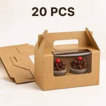 Pastry Packaging Boxes - 20PK Khaki - View 11