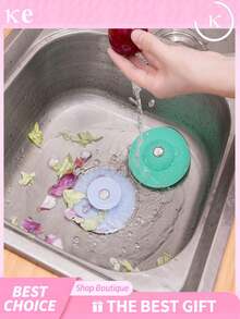 5 Packs Silicone Tub Stopper & Hair Catcher,Bathtub Drain Stopper, Easy Install Shower Drain Cover For Bathroom And Kitchen - Multicolor - View 7