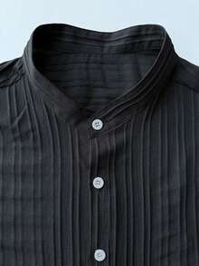 Impala Men Shirt Co-Ords - Black - View 8