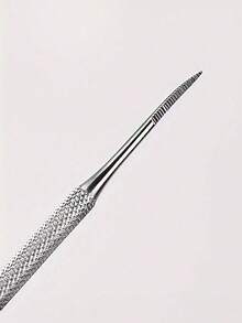 1pc Stainless Steel Nail Picker Nail Cleaner Nail Groove Spoon Ingrown Nail Remover Multi-Function Manicure File Tool - Multicolor - View 5