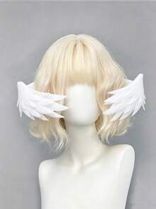 1 Pair Women's Robin Bird Feather Angel Wing Headpiece Hair Clips, Anime Cosplay Photo Prop, Holiday Costume Accessory, Halloween Gift, Party Gathering - Multicolor - View 3