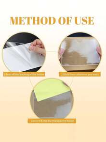 20pcs Transparent Self-Adhesive Index Card Envelopes, Top Opening Plastic Label Holders, Suitable For Storage Organization, Business Card Holder, Planner Index Card Label Bags - Clear - View 3