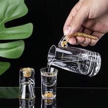 6pcs, 15ml/2oz Mini Shot Glasses, Suitable For Bar, Club, Home Party, Father's Gift - View 4