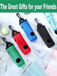 Portable Golf Ball And Tee Bag With Keychain Clip Golf Ball Holder Pouch With Tee Holder Golf Ball Carry Bag Pouch Waterproof Golf Protection Bag For Men Women Golf Enthusiasts Easy To Install And Store Storage Golf Essential Accessories - Multicolor - View 6