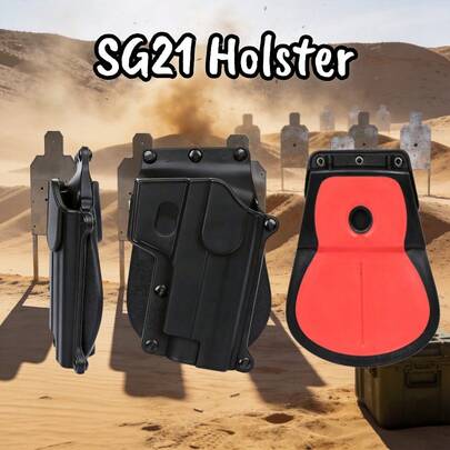 SG21 Lightweight Quick-Draw Waist Holster Is Lightweight And Easy To Carry, Compatible With Various Models, And Suitable For Daily Training, Outdoor Hunting, And Camping Activities. It Also Makes A Great Gift For Halloween, Christmas, And New Year's.