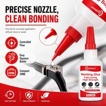 Strong Welding Glue, Fine Tip Fast Drying High Strength Adhesive, Metal Ceramic Plastic Wood Glass Repair, Household Handcraft Maintenance Essential, Seamless Quick Dry Universal Repair Glue - Super Glue - View 1