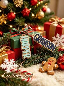 Customized Name Labels, Name Keychains, Customized Lunch Box Labels, Backpack Labels, Back To School Fashion, Christmas Gifts, Backpack Charms, Birthday Gifts, Personalized Anti-Loss Backpack Name Tags, Creative Gifts For Friends - Multicolor - View 2