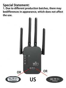 WiFi Repeater Signal Amplifier Router Extender Signal Booster Long Range Amplifier With Ethernet Port Dual Network Interface Internet Wireless Repeater For Home Cellular Communication Amplifier With Ethernet Port - US A Type Plug(110-127V) - View 10
