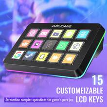 AmpliGame Live Streaming Controller, 15 Macro Keys, Supports OBS/Twitch/Streamlabs Trigger Operations, Live Streaming Keyboard Shortcut Pad, Suitable For PC-FIFINE D6 - View 4