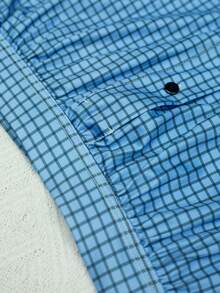 3pcs/Pack Men's Underwear, Polyester Fabric, Soft Plaid Pattern Design, Loose Shorts Style, With Button Fly, Suitable For Daily Wear - Multicolor - View 6