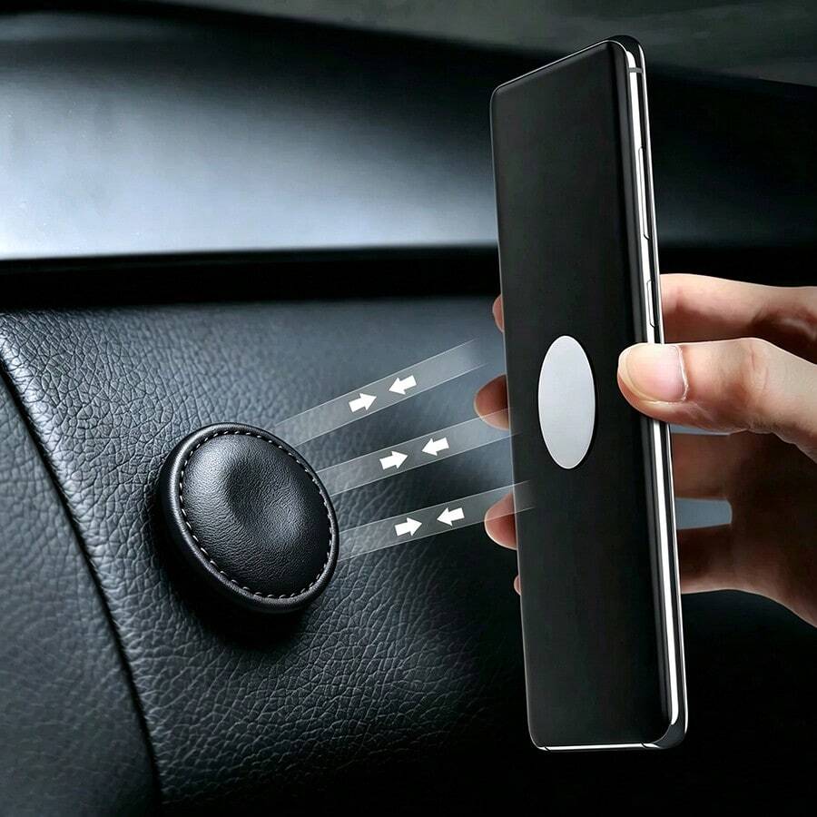 1PC 360° Rotating Magnetic Phone Holder Leather Phone Stand Multi-Function Bracket Can Fix Your Phone Anywhere
