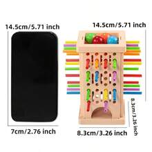Children's Balance Stick Game, Portable Travel Toy, Family Game Night, Gift For Boys And Girls - Multicolor - View 3