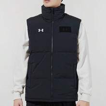 UNDER ARMOUR Men's Down Vest Winter Warm Casual Down Jacket - Black - View 1
