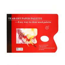 Random Style - Detachable Palette Paper, Disposable Tear-Free Acrylic Gouache Oil Paint Palette Palette - Random Styles - View 4