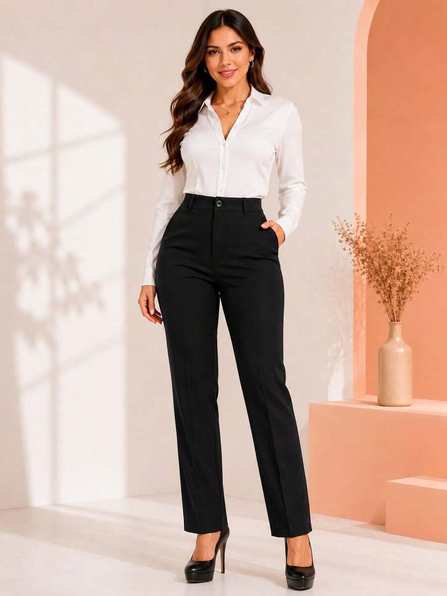Women Pants - Black - View 1