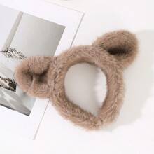1pc Sweet Plush Bear Ear Hair Hoop Comfort Non‑Slip Headband For Daily Photograph Hair Decoration - Multicolor - View 12