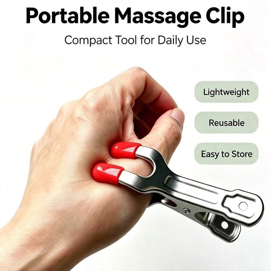 2 Pieces Tiger Mouth Massager, Finger Massager, Ear Massager, Acupressure Massager. Used To Relax Muscles. It Provides Massage For The Legs And Feet, Helping To Promote Muscle Relaxation. - View 1