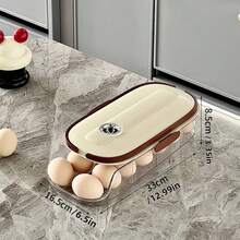 Egg Storage Rack, Refrigerator Egg Holder Box, Egg Basket, Space-Saving, Automatic Egg Rolling Organizer, Large Capacity Egg Dispenser, Suitable For Refrigerator Storage - Multicolor - View 21