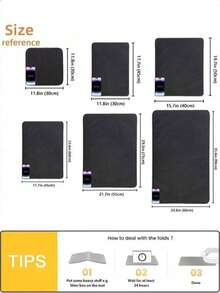 1pc Double Layer Cat Litter Mat Non-Slip Pet Cleaning Mat Litter Trapper Mat Waterproof Cat Dog Litter Box Mat - Grey - View 2