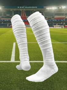 1 Pair Unisex Long Sports Socks, Knee-High Tube Socks, Suitable For Basketball, Soccer, Cycling, Running, Motorcycle, Soccer Skiing Accessories - Multicolor - View 4