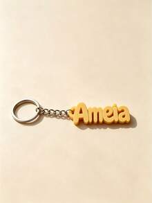 Personalized Name & Letter Keychain, Suitable For Weddings, Birthdays, Anniversaries, Graduations And Daily Casual Use, Luggage, Gym Bag, Shoulder Bag Exclusive Tag, Water Bottle & Backpack Accessory - Multicolor - View 23