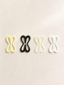 12 pièces Clips de bretelles de soutien-gorge en forme de papillon antidérapants, boucles de bretelles arrière souples et durables, convient pour les soutiens-gorge, débardeurs, maillots de bain, peut convertir les bretelles régulières en bretelles croisées, accessoires de lingerie pour femmes 1/4/8/12 - Combien - Voir 9