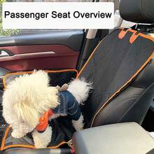 Waterproof Dog Car Seat Cover Hammock, 3-In-1 Detachable Design, Suitable For Back Seat, Trunk, Front Seat, Scratch-Resistant Pet Car Protector, Fits Large Dogs, SUV, Truck, Pickup - Multicolor - View 6