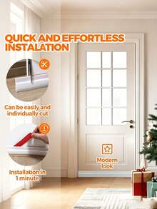 Door Bottom Draft Stopper, Sealing Strip - High-Quality Door Bottom Sealing Strip/Draft Stopper, Bedroom Door Gap Draft Stopper, Warmth & Insect Proof, Soundproof Sealing ( - Quick & Easy Installation), Door Strip Is The Ideal Choice For Resisting Cold - Multicolor - View 2