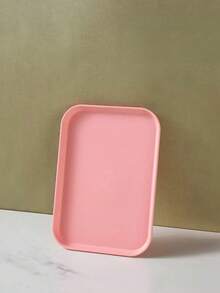 1pc Square Oval Nail Accessory Tool Storage Tray Stainless Steel Plate Nail Decoration Display Tray - Multicolor - View 14
