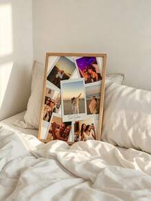 Personalized Photo Collage Frame, Photo Collage Poster, Customized Photo Print Wall Decor, Best Friend Gift, Birthday And Anniversary Gift - Multicolor - View 3