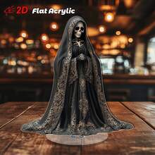 2D 壓克力桌面裝飾品，亡靈節萬聖節居家派對裝飾 - G - 查看 6