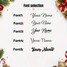 15-150pcs Custom North Pole Christmas Stickers, Personalized Name Gift Labels, Festive Santa Reindeer Holiday Style, Customized Name Christmas Gift Stickers, Customizable Express Mail Labels, Gift Wrapping Decor, Christmas Party Gifts, Name Stickers - Style a - View 4