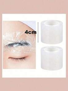 1/2/3/8/10 Rolls 200m Transparent Beauty Film Suitable For Eyelash Perming, Eyebrow Straightening, Lips, Eyebrow Tattooing, Plastic Covering, Eyelash Extension Glue Removal, Eyelash Perming - Multicolor - View 2