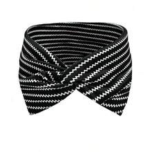 1pc Ultra Wide Women's Elastic Cross Headband Hair Accessory Yoga Running Sports Elastic Headwrap - Multicolor - View 5
