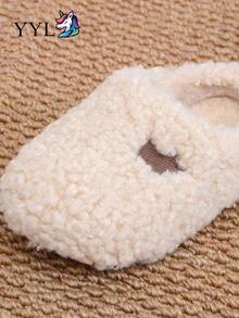 Beige Kids Home Slippers, Versatile, Comfortable, Lightweight, Soft Sole, Non-Slip, Easy To Put On And Take Off - Beige - View 6