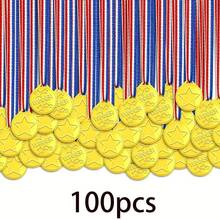10/30/50pcs Gold Plastic Small Medals, Multi-Item Party Favor Gift Set, Suitable For Back To School, Graduation, School Competitions, Sports Day, Office And School Supplies, Creative Gift Crafts, Classroom Rewards - Gold - View 12