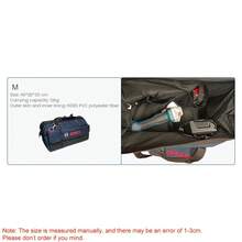 Bosch Tools Bag Mini Canvas Soft Bags Waterproof Wear-Resistant Portable Electrician Special Maintenance Toolkit Storage Bag - Multicolor - View 5