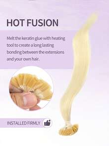 F-Type Natural Black Straight Human Hair Extensions, Invisible Flat Hair Weft, Christmas - S60 - View 6