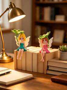 1/2/4pcs Resin Lotus Fairy Statue Mini Elf Figurine, Car Dashboard Desktop Decoration, DIY Micro Landscape Garden Ornament, Home Office Birthday Holiday Gift - A - View 17