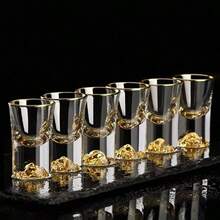 6pcs, 15ml/2oz Mini Shot Glasses, Suitable For Bar, Club, Home Party, Father's Gift - View 2