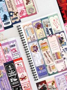 30pcs Book Club Bookmarks Creative Bookmarks Suitable For Library Card Marking Cards Reading Books Book Decoration Message Cards Paper Multifunctional Reading Cards For Back To School Student Supplies Birthday Holiday Gifts Party Favors - 30pcs - View 3