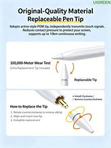UGREEN LP787, IPad Stylus Pen, Palm Rejection, Tilt Sensitivity, Tablet Note-Taking And Drawing Stylus - View 5