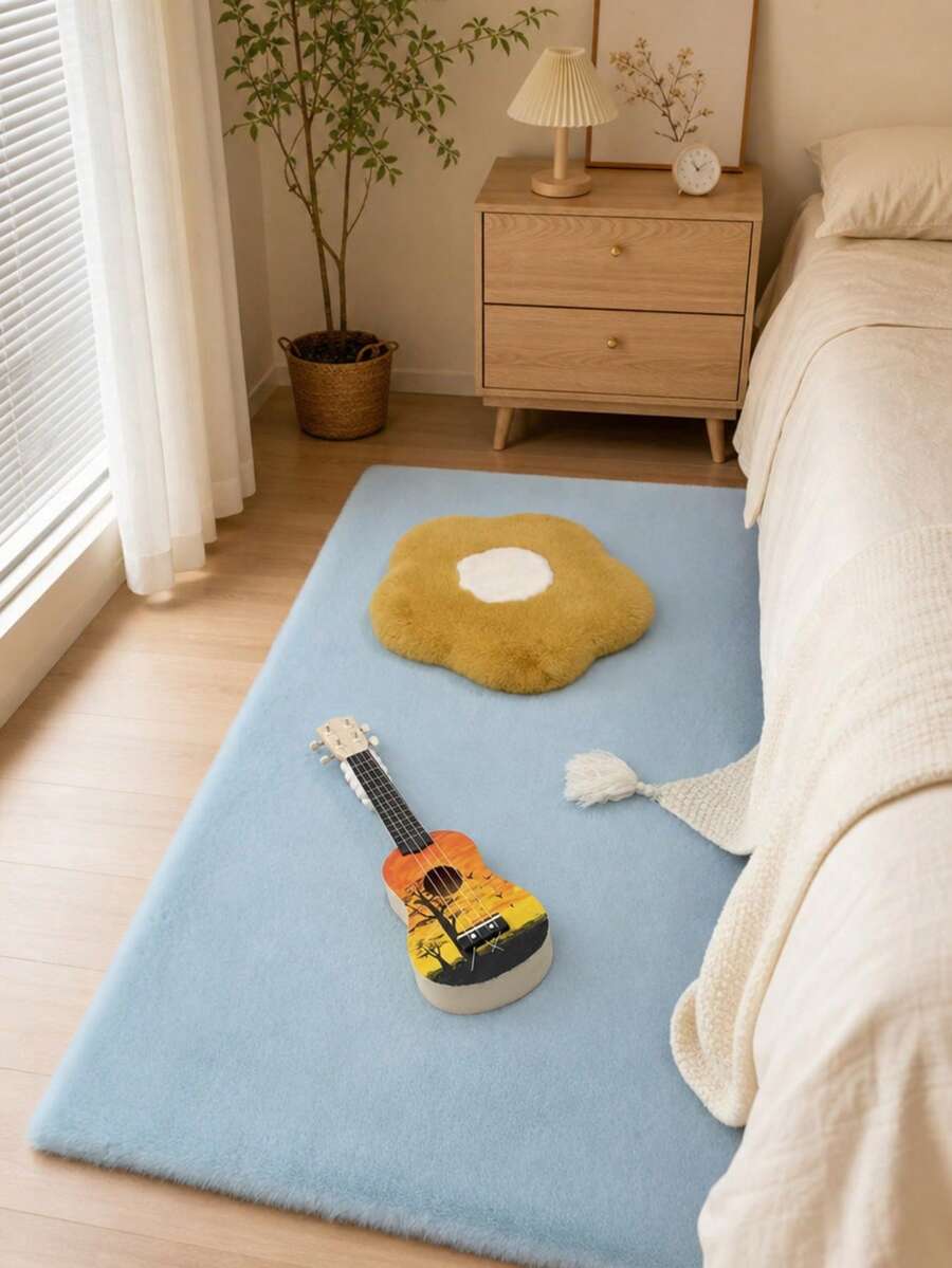 1 buah Karpet Persegi Panjang Bulu Kelinci Imitasi Biru, Hadiah Liburan, Dekorasi Liburan, Gaya Minimalis Modern, Lembut dan Halus, Hangat dan Nyaman, Karpet Mewah Hangat Musim Dingin, Bahan Ramah Kulit yang Lembut, Bagian Bawah Anti Selip, Tidak Mudah Rontok, Mudah Dibersihkan dan Dirawat, Dapat Dicuci dengan Mesin, Menciptakan Suasana Nyaman, Cocok untuk Kamar Tidur, Ruang Tamu, Lorong, Ruang Belajar, Ruang Ganti, Lemari Pakaian, Karpet Samping Tempat Tidur, Karpet Sofa, Karpet Meja Kopi, Alas Meja Teh, Alas Lantai, Karpet Dekorasi Liburan, Perlengkapan Dekorasi Rumah, Penggunaan Sepanjang Musim - biru - View 1
