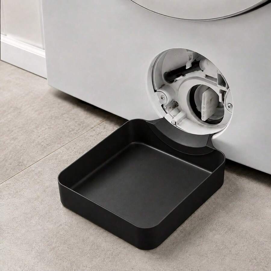 2pcs Universal Washing Machine Drain Guide Tray, Front Load Washer Anti-Leak Drainage Collection Box, Drain Guide, Prevent Overflow, Suitable For Laundry Room, Bathroom, Home Washing Machine Drainage Accessories