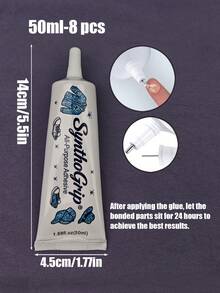 SynthoGrip Clear Drying Rhinestone Adhesive Glue, Multi-Use Strong Craft Glue For Shoes, Hats, Fabric Clothes, Phone Case Rhinestone DIY Crafts - SynthoGrip - View 19