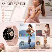 SENBONO Ladies' Smartwatch, 1.46-Inch High-Definition, Wireless Calling, Step Count, Sleep, Heart Rate, Multiple Exercise Modes, Information Reminders, Music Control, Dial Selection, Information Push, Ultra-Thin Round Screen, Christmas Gift - View 7