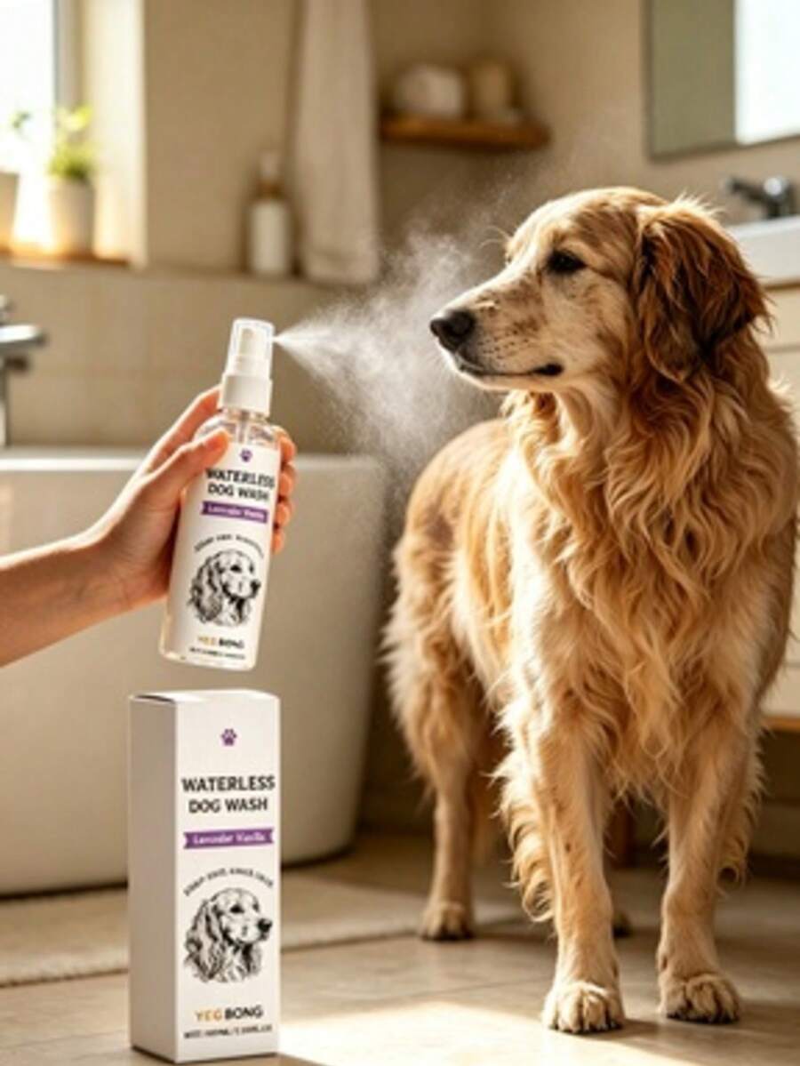 Yegbong Pet Waterless Cleaning Spray, No-Rinse Daily Convenient Cleaning And Stain Removal, Refreshing Fur Spray, Easy And Fast For Cleaning Small Pets' Fur - 100ml - View 1